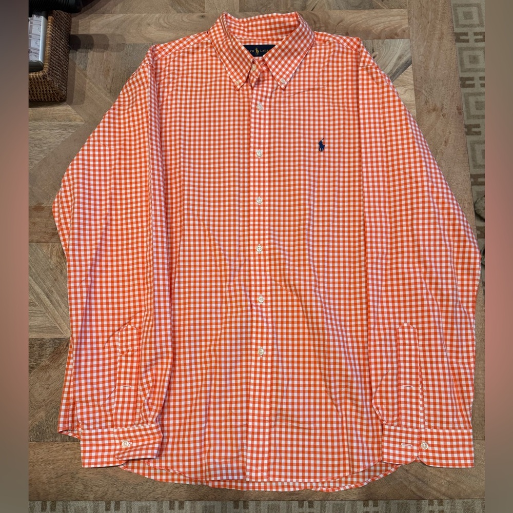 Ralph Lauren Men’s Gingham L/S Button Down Shirt - Picture 3 of 8